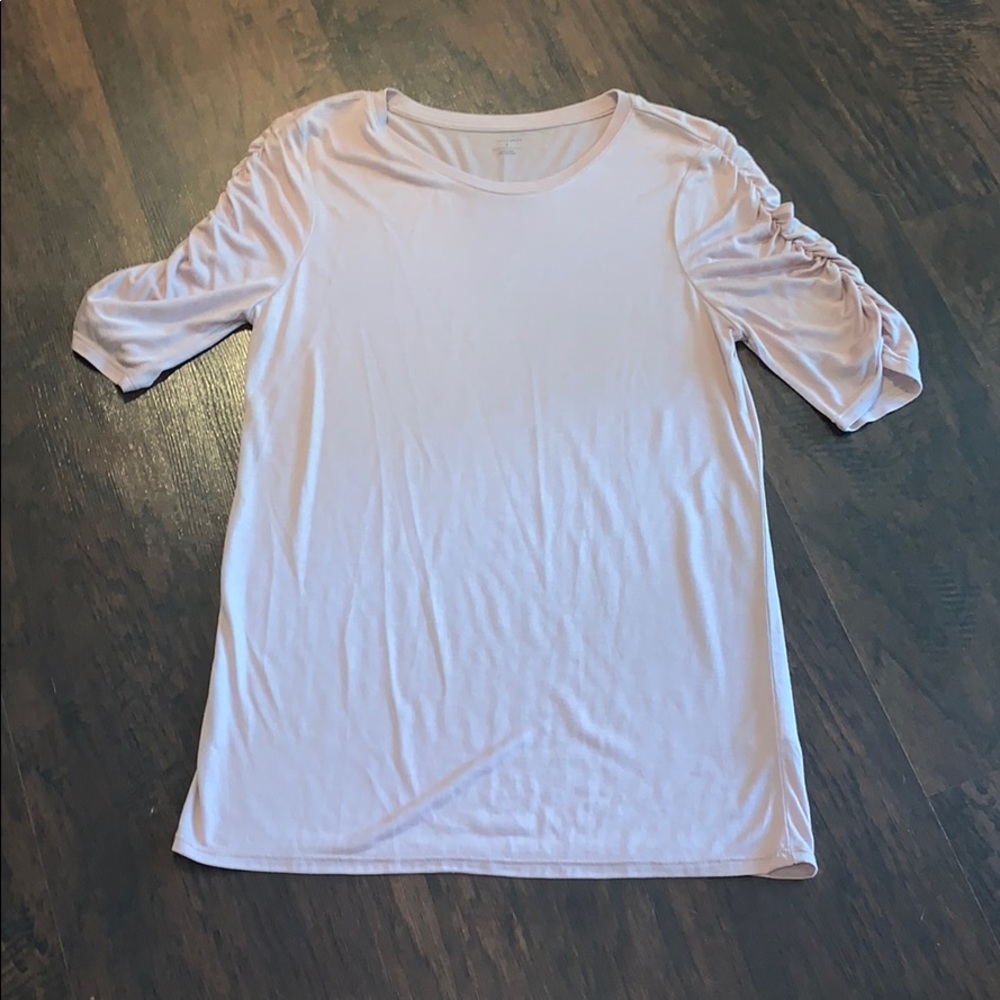 14th & Union Tunic Ruched Sleeve Shirt